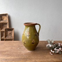 Antique Vase, Hungarian Pottery, Wabi Sabi Vase, Glazed Vessel, Hungarian Water  - £144.00 GBP