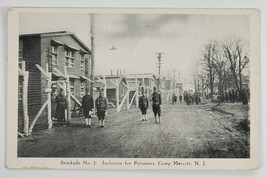 Camp Merritt NJ Stockade No.1 Inclosure for Prisoners WW1 Era Postcard P16 - £11.14 GBP