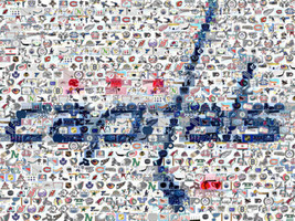 Amazing Washington Capitals NHL Montage. ONLY 25 MADE! - $12.95