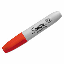 Sharpie Permanent Marker 5.3mm Chisel Tip Red Dozen 38202 - £22.42 GBP