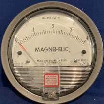 MAGNEHELIC GAUGE Cat No. 2204, Max. Pressure 15 PSIG, Used, great condition - £17.86 GBP