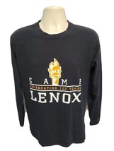 Camp Lenox celebrating 100 Years Adult Medium Black Long Sleeve TShirt - £11.73 GBP