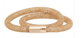 Swarovski Stardust Deluxe Bracelet Rose Gold 38 CM - £76.13 GBP