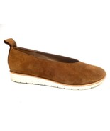 Eileen Fisher Humor Wedge Ballet Flats Shoes Suede Leather Brown Women’s... - $39.95