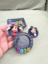 Walt Disney World 2025 Mickey and Minnie Mouse Photo Frame Ornament NEW - $37.90