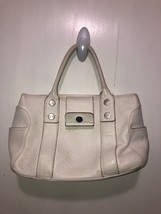 Michael Michael Kors Off White Pebbled Leather Medium Sized Tote - £20.56 GBP