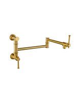 Modern Brass Pot Filler Faucet: Wall Mount - $314.99