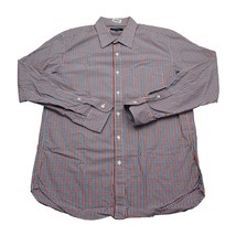 J Crew Shirt Mens Large  16 .5 Blue Red Plaid Dress Workwear Office Button Up  - £14.69 GBP
