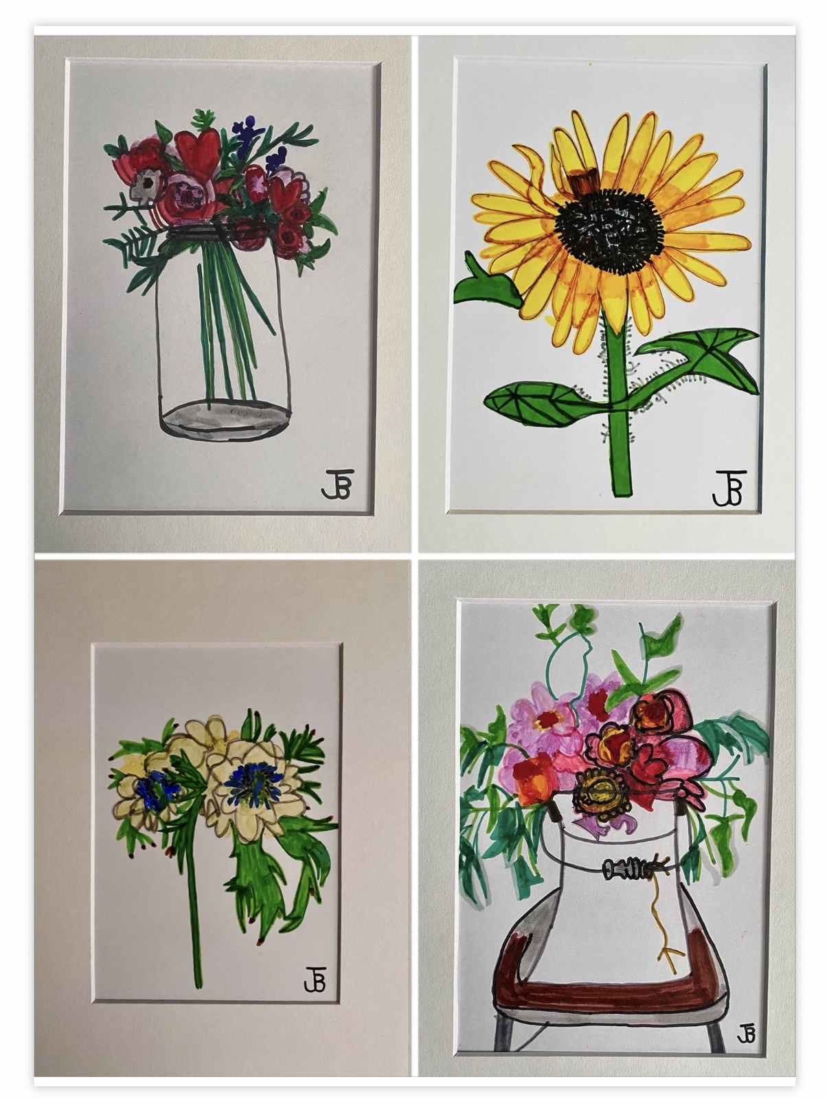 Primary image for NOTE CARDS-FLORAL