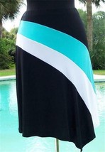 Cache Stretch Color Block Lined Skirt New Size XS/S/M Matte Jersey $118 NWT - £37.64 GBP