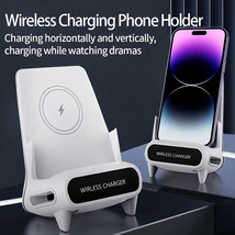 Portable Mini Chair Wireless Charger Phone Holder Fast Charging Station - $355.06 MXN