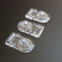 3 x  Clear Acrylic  Plastic Hasp &amp; Staple 45x25x15mm. For Tanks, Displays - $14.18