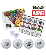VOLVIK POWER SOFT MARVEL AVENGERS GOLF BALLS. WHITE. 1 DOZEN. - €30,04 EUR