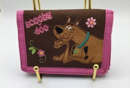 A Very Cute Vintage Sanrio Y2K Scooby Doo Nylon Pink Wallet - $44.55