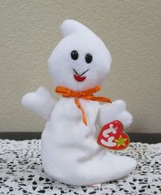 Ty Beanie Baby Spooky The Ghost 4th Generation 3rd Tush Tag No Star NEW - £33.24 GBP