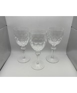 Set of 3 Waterford Crystal CURRAGHMORE Water Goblets Glasses - $205.78 CAD