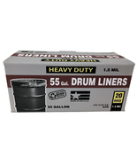 Jadcore JAD55GALB-TSC-24 55 gal. Heavy-Duty Drum Liner Trash Bags, 20 ct. - $543.54 MXN