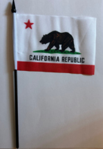 California Desk Flag 4&quot; x 6&quot; Inches - $6.30