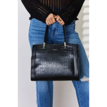 David Jones Texture Leather Handbag - Elevate Your Style! - £44.25 GBP