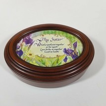 Sister Musical Jewelry Box Small Wooden Can You Feel The Love Tonight Gift - £8.79 GBP