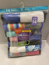  Kids Size 14 Cotton Underwear Girls Hipsters Panties 14 Pack - $15.98