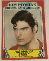 Superman II 2 Trading Card #2 Christopher Reeve - £1.47 GBP