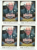 Bernie Sanders (Senator)-4 Card Lot 2016 Decision The Finalists Cards #78 - £7.52 GBP