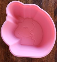 Your Zone ~ Four (4) Piece Set ~ Kids Dinnerware ~ Pink Plastic ~ Unicorn Bowls - £17.57 GBP