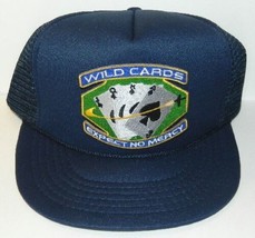 Space Above and Beyond TV Series Wild Cards Patch on a Blue Baseball Cap Hat NEW - £11.59 GBP