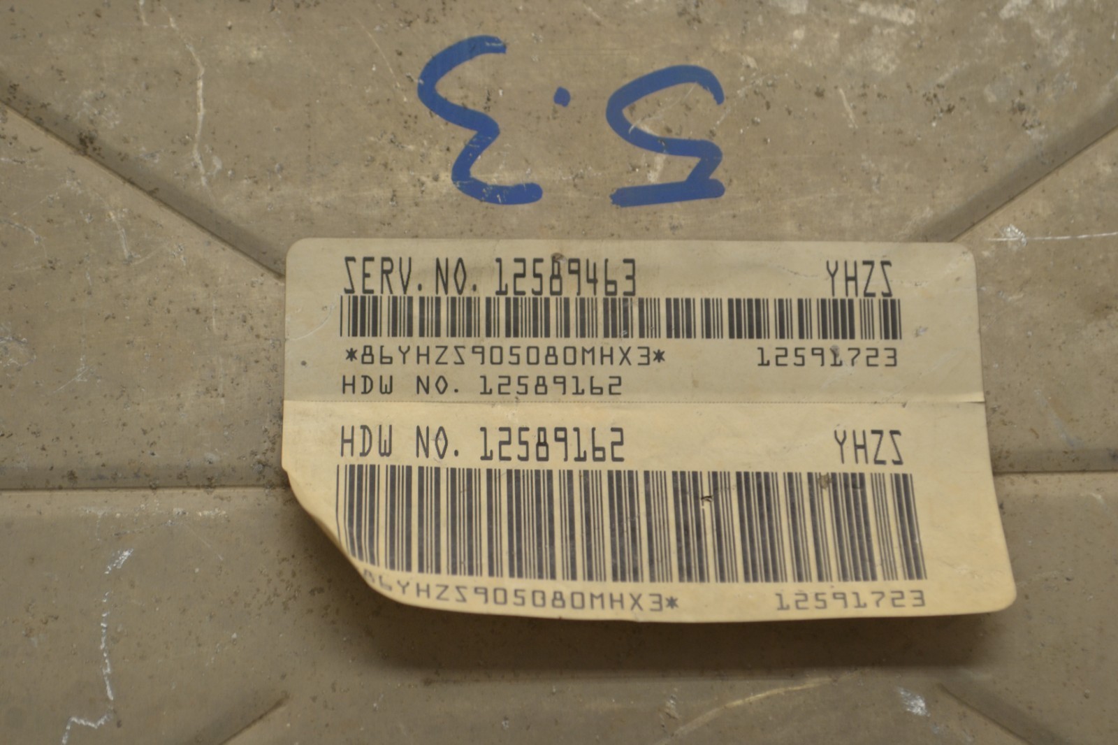 2003-06 Chevrolet Tahoe Engine Control Unit ECU 12589463 Module 651-6B2 Item image 2