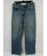 Levi&#39;s 505 Distressed Jeans Boys Size 16R 28x28 Red Tab - $11.87