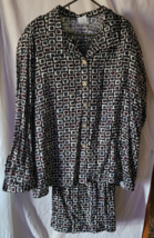 Women&#39;s Kathie Lee Plus Size 26W 2pc Set Dress Shirt and Skirt Multicolor - $23.86 CAD