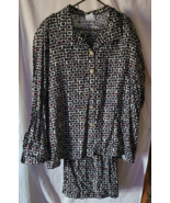 Women's Kathie Lee Plus Size 26W 2pc Set Dress Shirt and Skirt Multicolor - $16.99