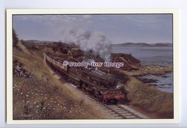 ry1592 - Steam Train No.4072 at Saltern Cove, Artist - B.J.Freeman - postcard - £1.99 GBP