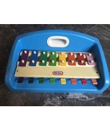Little Tikes Xylophone Tap A Tune Piano Keyboard Blue Vintage 1985 Works - $16.84