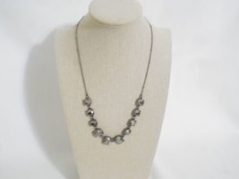 INC International Concepts Grey Tone Hematite Collar Necklace R753 - $16.31