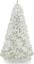 7.5 ft. Pre-Lit LED Glossy White North Hill Spruce Artificial Christmas Tree - £199.33 GBP