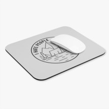 I Hate People Camping Mouse Pad - Unique Black and White Line Drawing De... - £10.76 GBP