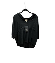 Chaser Black Short Sleeve Hoodie Medium NEW NWT - $21.77