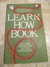 Coat and Clarks Book Learn How Book 1975 - $19.99