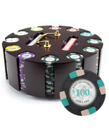 300ct Claysmith Gaming Poker Knights Chip Set in Carousel - £133.76 GBP