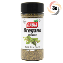 3x Shakers Badia Oregano Seasoning | .5oz | Gluten Free! | Fast Shipping! - £12.09 GBP