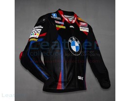 Bmw Black MOTORBIKE/MOTORCYCLE Leather Jacket Tom Sykes Wsbk 2019 - £146.77 GBP