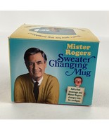 Mister Rogers Sweater Changing Mug Add Hot Beverage Cardigan Changes Nei... - $34.60
