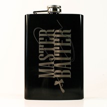 8oz BLACK Flyfishing Master Baiter Flask L1 - £16.88 GBP