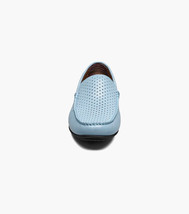 Stacy Adams Conroy Moc Toe Perf Slip-On Casual Shoes Light Blue  25702-459 image 6