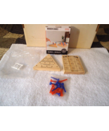 &quot; NIB &quot; Nifty Tic Tac Toe &amp; Tricky Triangle Wooden Games &quot; GREAT GIFT IT... - $16.82