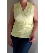 Ann Taylor Ladies Womens Ruched Surplice Top - Pretty! Size S Small - MINT - £9.71 GBP