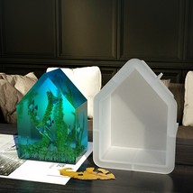 DIY Crystal Glue House Specimen Table Three-dimensional Small House Sili... - £8.39 GBP+