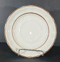 Hearthside CUMBERLAND MAYBLOSSOM SAUCER Brown Stoneware Japan 6&quot; - £2.48 GBP